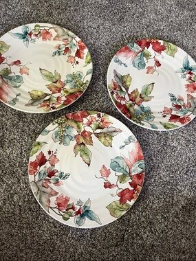 Pier 1 Waterbury Dinner Plates Bundle Pier 1 Floral Print Plates